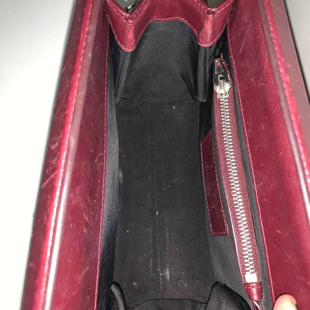 Alexander Wang Mini Chastity Oxblood Leather Xbody - Picture 11 of 14